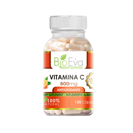 Vitamina C BioEva 500mg (120 Cáps)