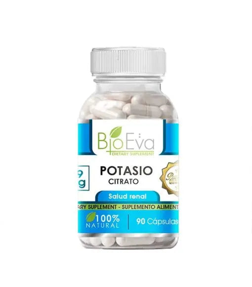Citrato De Potasio Bioeva 90 Capsulas