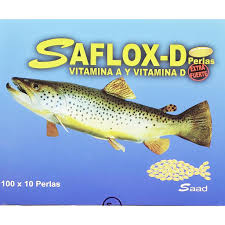 Saflox-D Vitamina A y vitamina D perlas