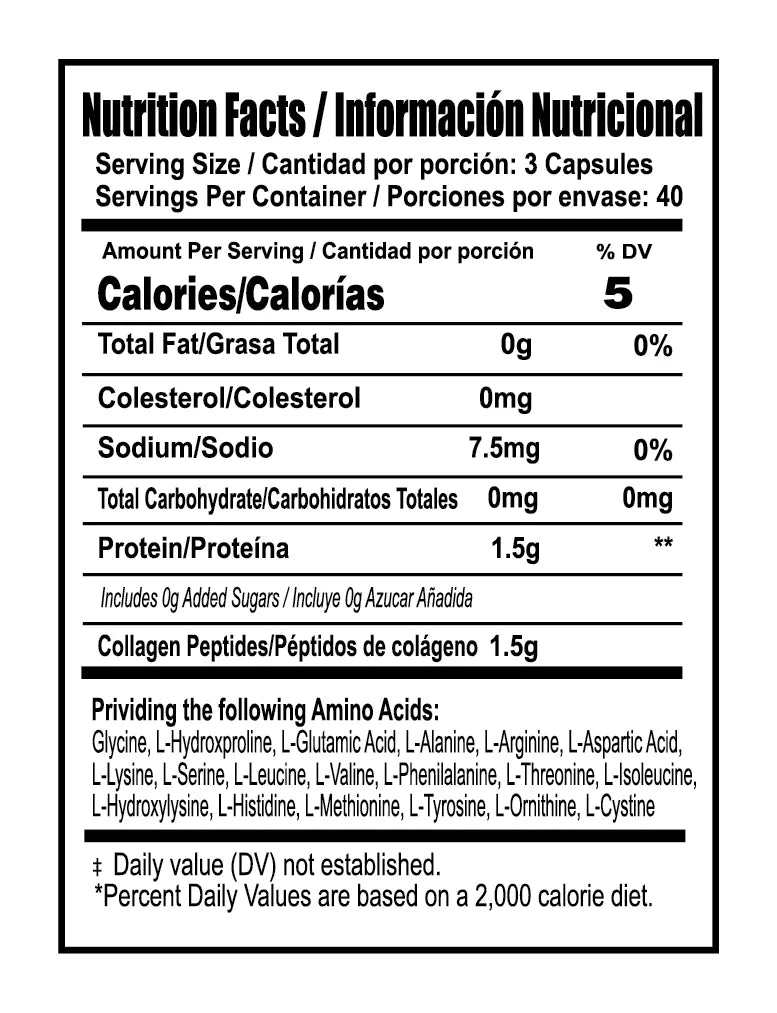 Colágeno Hidrolizado en cápsulas de Bioeva (120 Cápsulas)