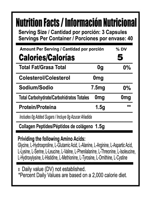 Colágeno Hidrolizado en cápsulas de Bioeva (120 Cápsulas)