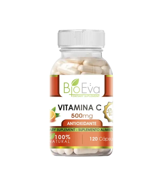 Vitamina C BioEva 500mg (120 Cáps)
