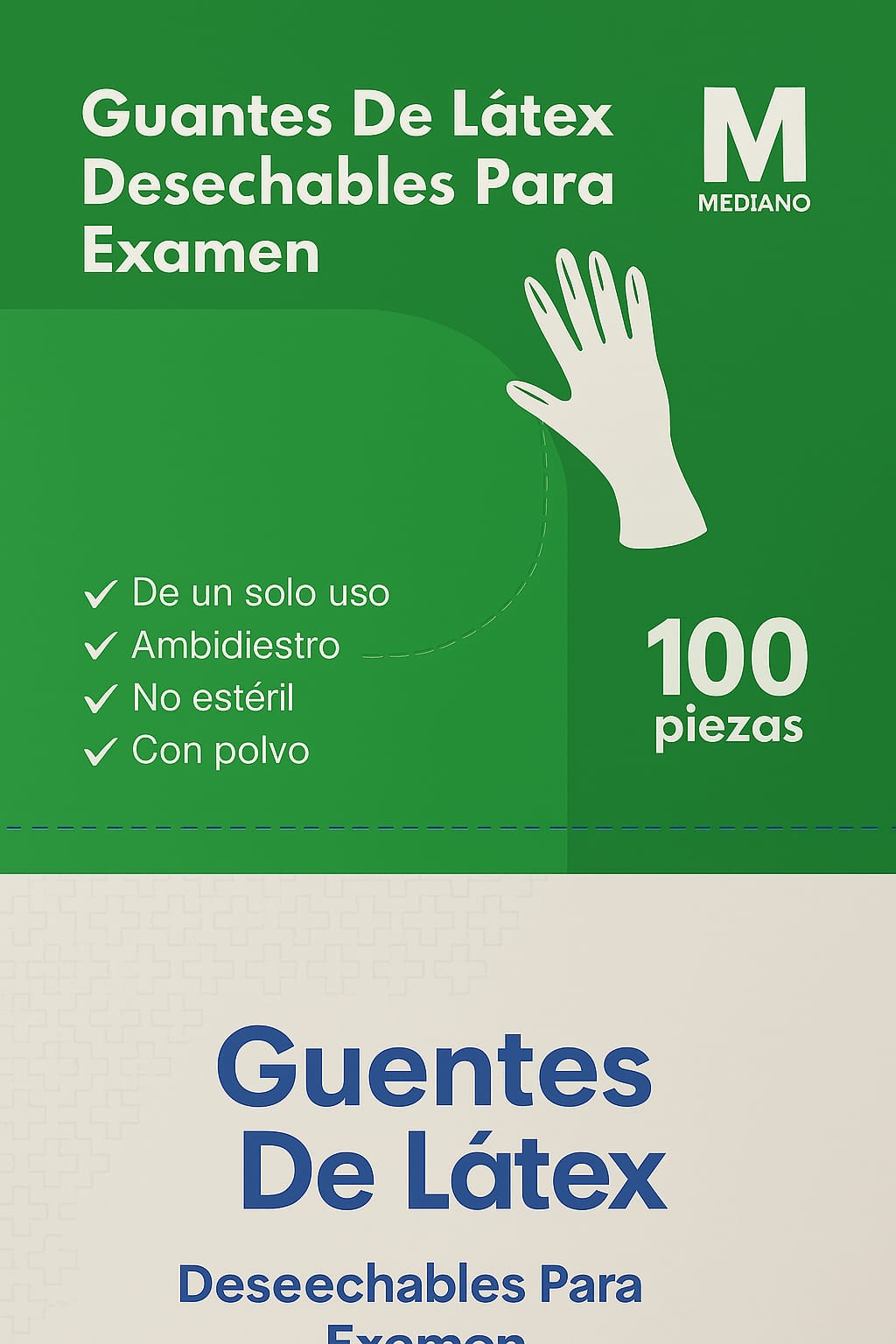 Guantes De Látex Desechables Para Examen
