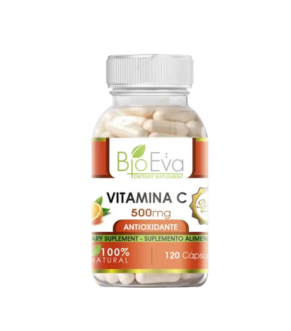 Vitamina C BioEva 500mg (120 Cáps)